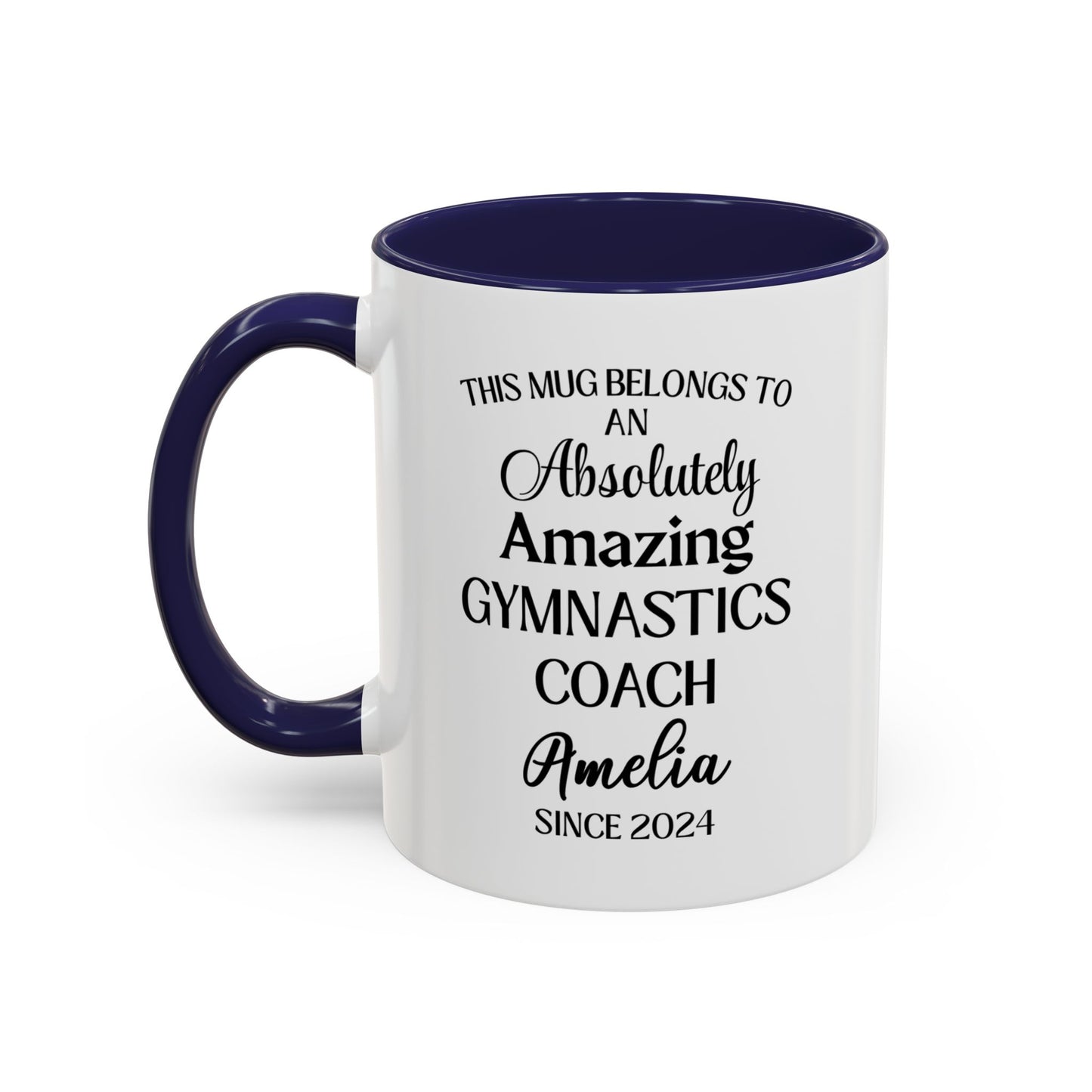 Custom Gymnastics Coach Mug, Funny Gym Coach Gift, Personalized Athlete Trainer Mug, Best Mentor Cup