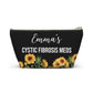 Cystic Fibrosis Meds Pouch for Daily Medication Storage Personalized Medical Travel Bag for Kids and Adults with CF Essentials Inside