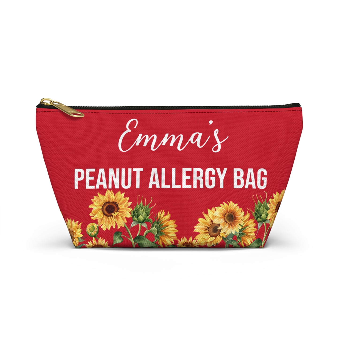 Peanut Allergy Bag Medical Emergency Pouch EpiPen Holder Allergy Kit Personalized Peanut Allergy Storage Bag for Kids and Adults