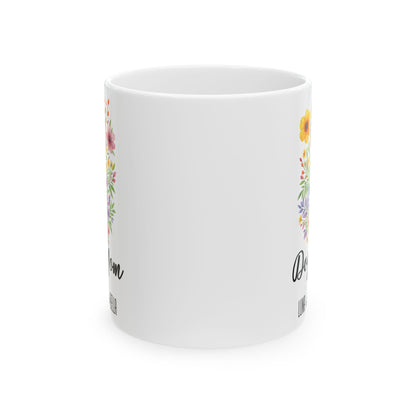 Dog Mom Mug 11oz 15oz Custom Coffee Cup Gift for Dog Lovers Pet Owner Mug for Women Personalized Ceramic Mug for Fur Mama
