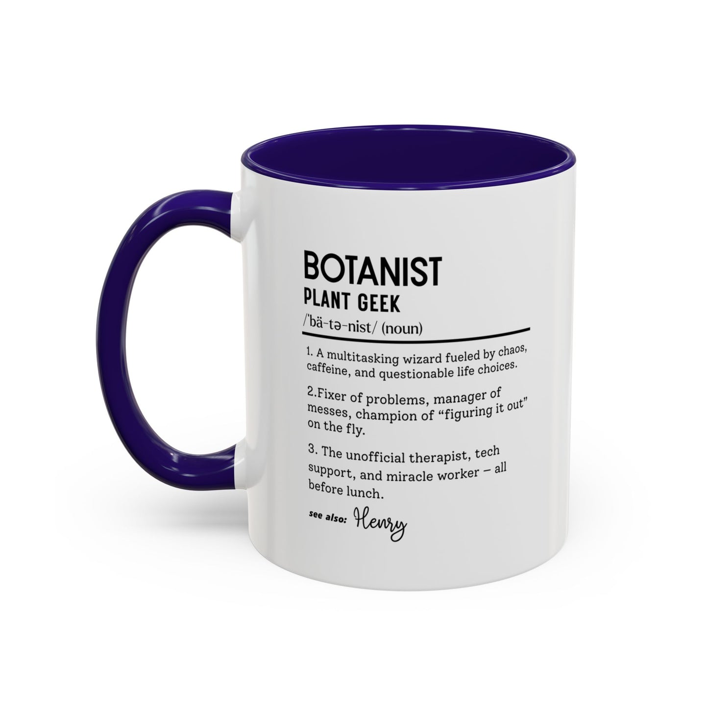 Funny Botanist Mug, Plant Geek Dictionary Mug, Custom Botanical Gift, Nature Lover Coffee Cup, Colorful Mugs (11oz, 15oz), Plant Nerd Mug