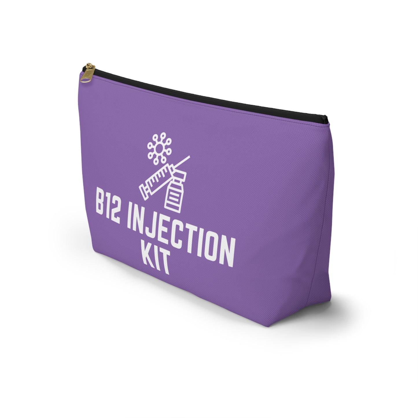 Personalized B12 Injection Kit Pouch for Vitamin B12 Storage Travel Organizer for Injection Supplies and Health Essentials