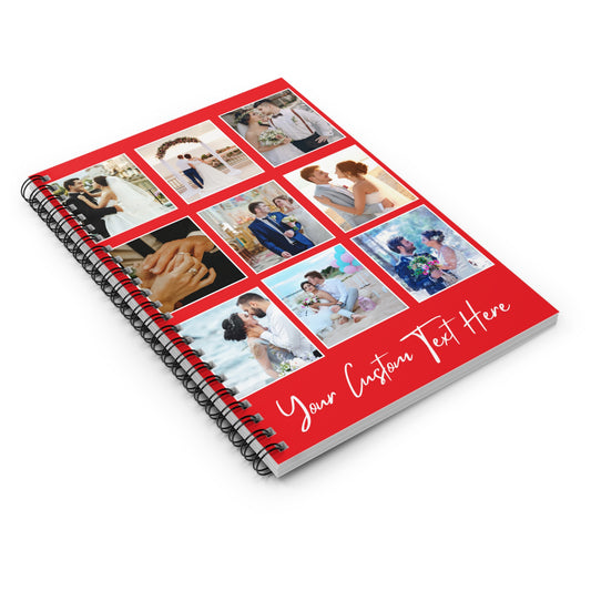 Personalized Couple Journal Book Custom Love Story Notebook Gift for Boyfriend Girlfriend Anniversary or Valentines Gift for Couples