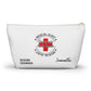 Personalized Medical Alert Seizure Disorder Emergency Meds Inside Accessory Pouch w T-bottom for Samantha