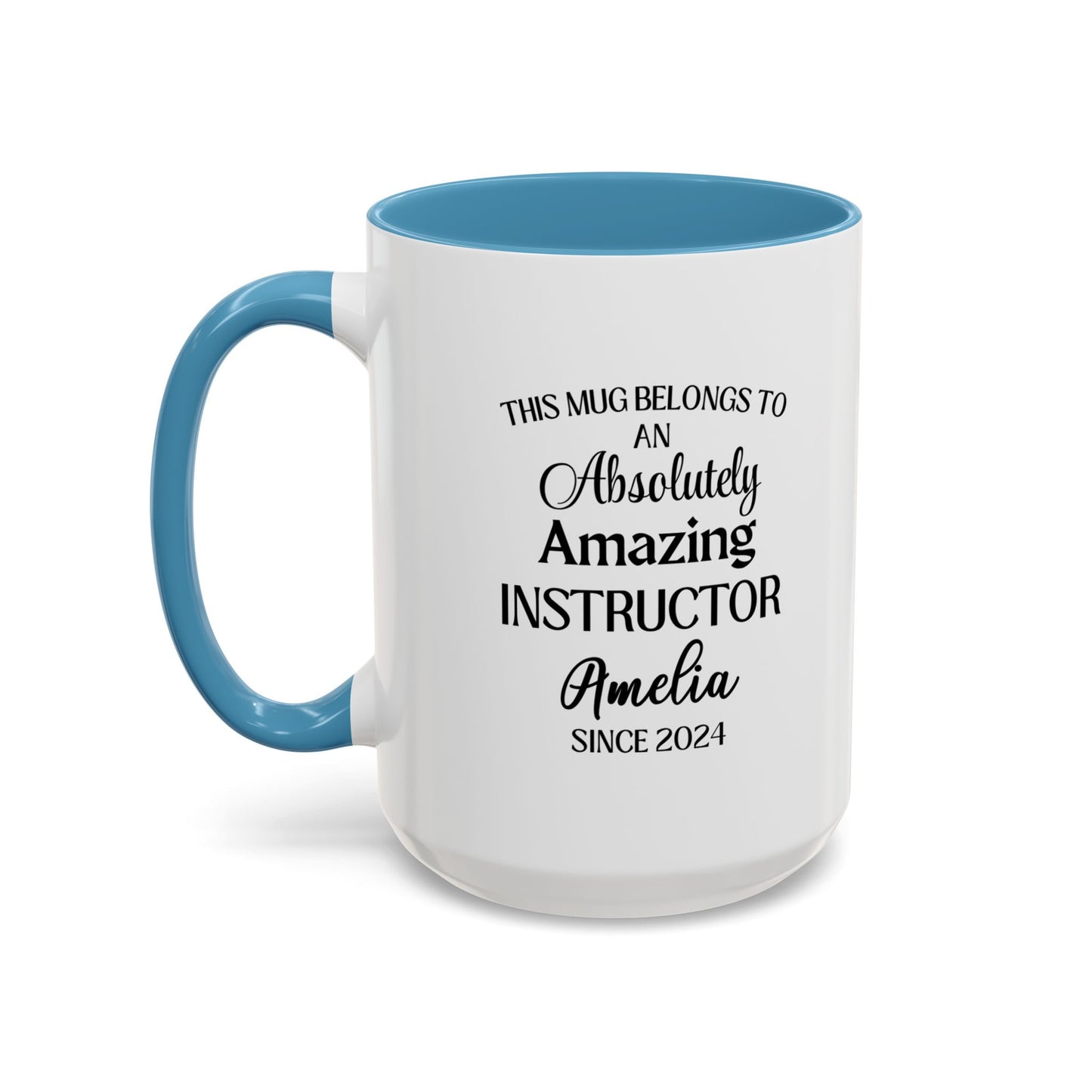 Custom Instructor Mug, Funny Teaching Gift, Personalized Educator Coffee Cup, Mentor Appreciation Mug