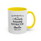 Custom Instructor Mug, Funny Teaching Gift, Personalized Educator Coffee Cup, Mentor Appreciation Mug