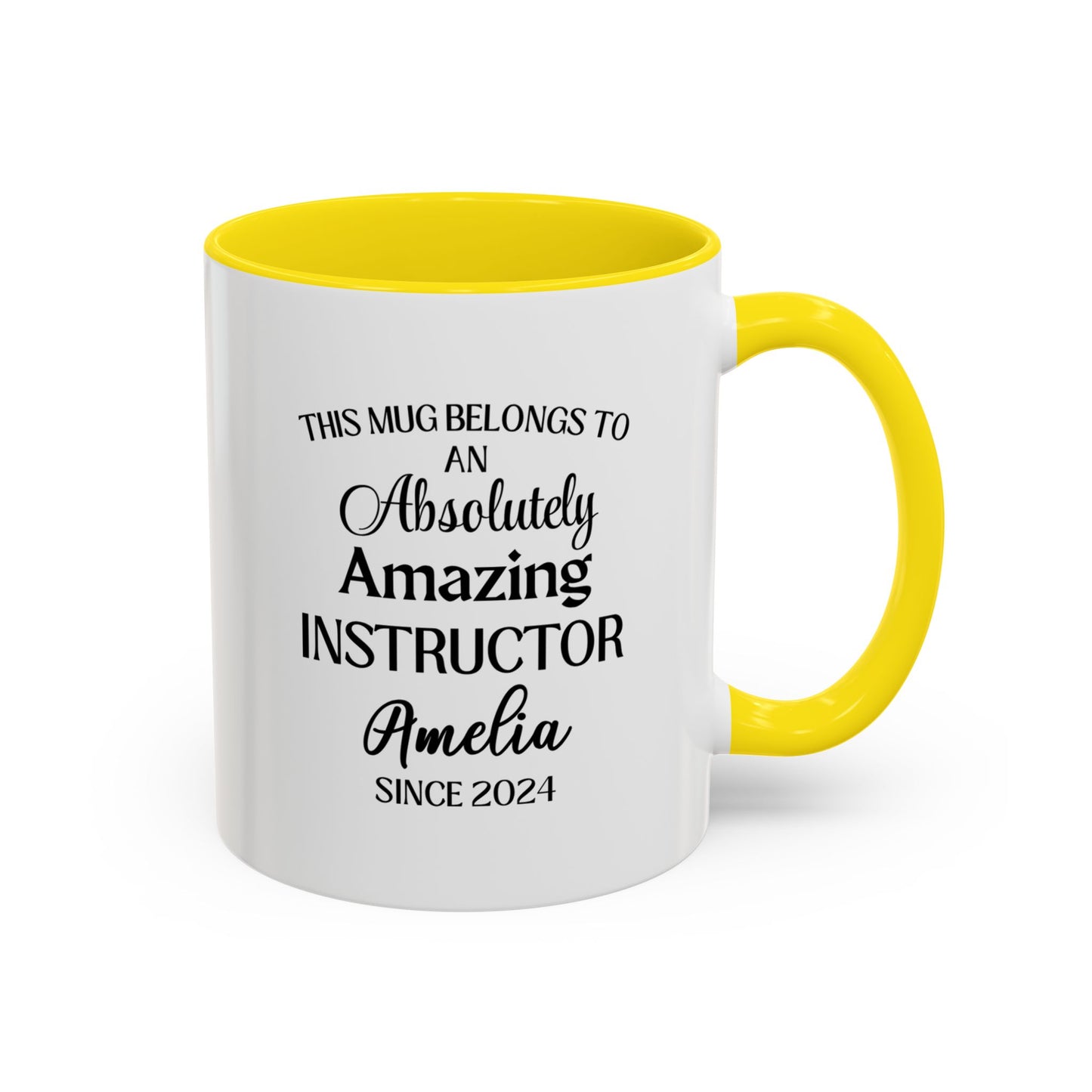 Custom Instructor Mug, Funny Teaching Gift, Personalized Educator Coffee Cup, Mentor Appreciation Mug