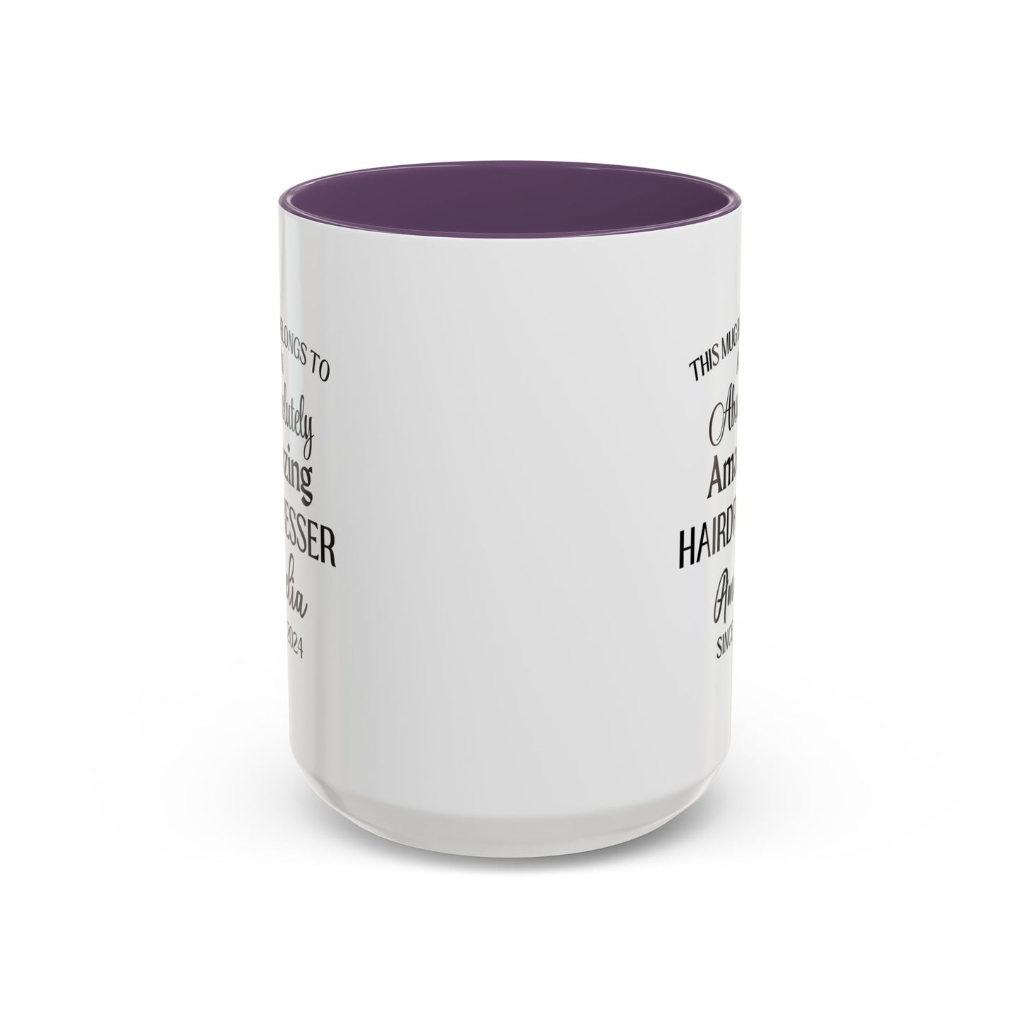 Custom Hairdresser Mug, Funny Salon Stylist Gift, Personalized Hair Artist Cup, Cosmetologist Coffee Mug
