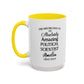 Coffee Mug, Political Scientist, Funny Politics Gift, Government Expert, Educator Cup, Custom Personalized
