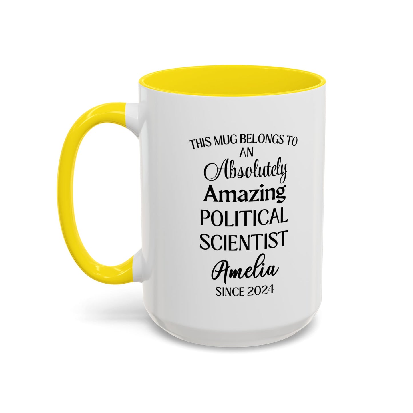 Coffee Mug, Political Scientist, Funny Politics Gift, Government Expert, Educator Cup, Custom Personalized