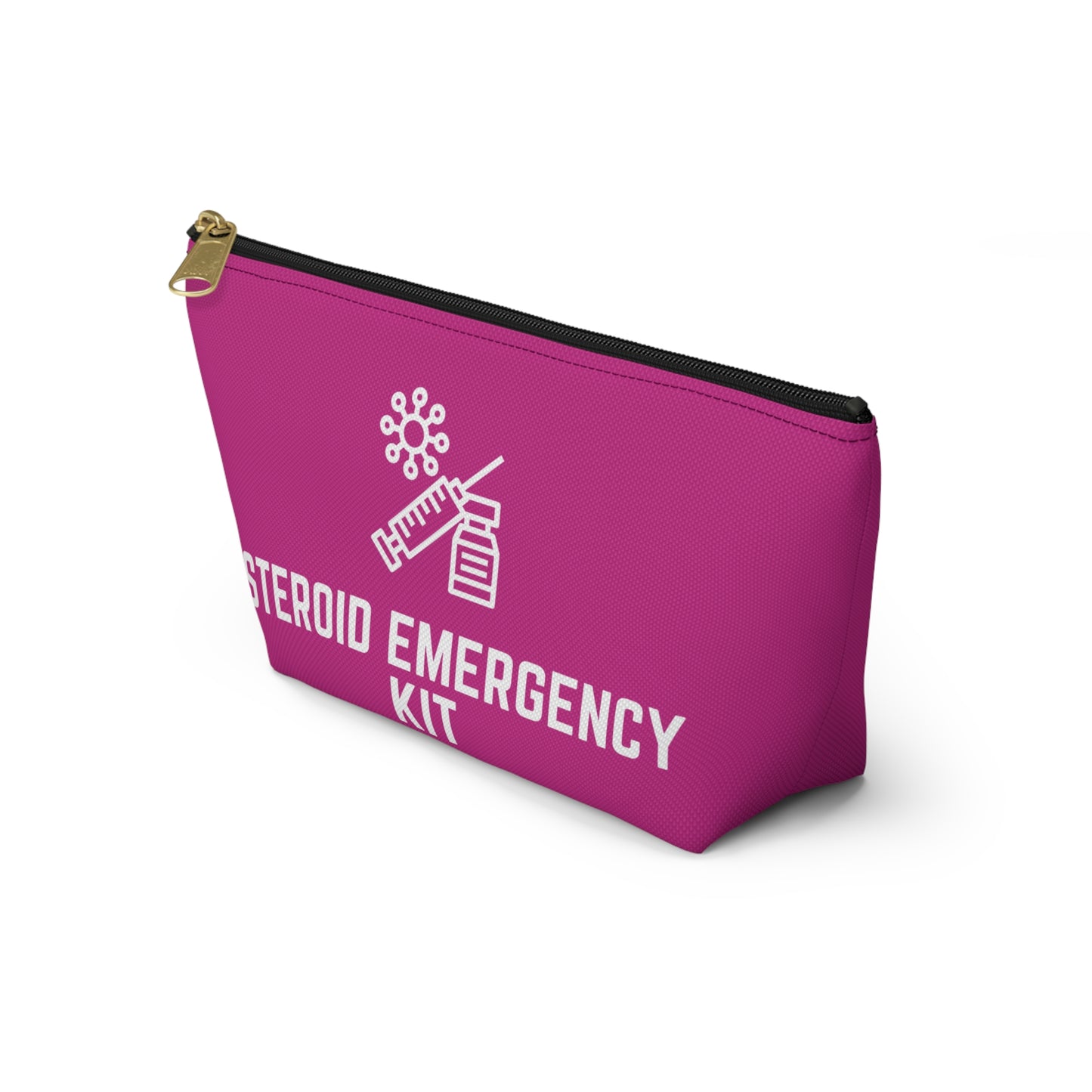 Personalized Steroid Emergency Kit Pouch for Medication Storage Travel Organizer for Quick Access to Steroid Meds and Essentials