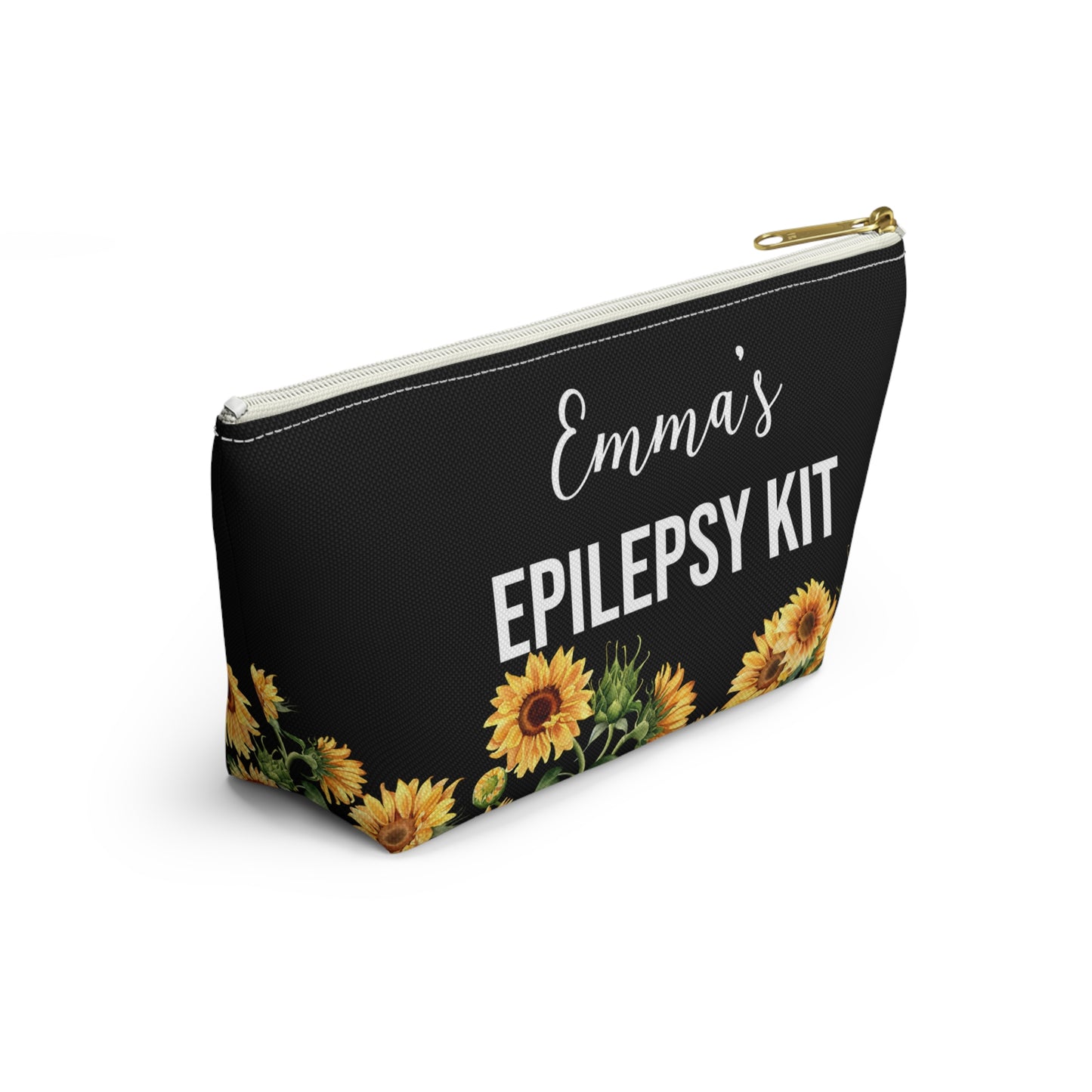 Epilepsy Kit Pouch for Emergency Meds and Daily Use Personalized Seizure Alert Bag for Medication Storage Travel and Medical Preparedness
