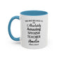 Mug, Custom Spanish Teacher Gift, Gracias Teacher Cup, Funny Language Instructor, Personalized Coffee Mug