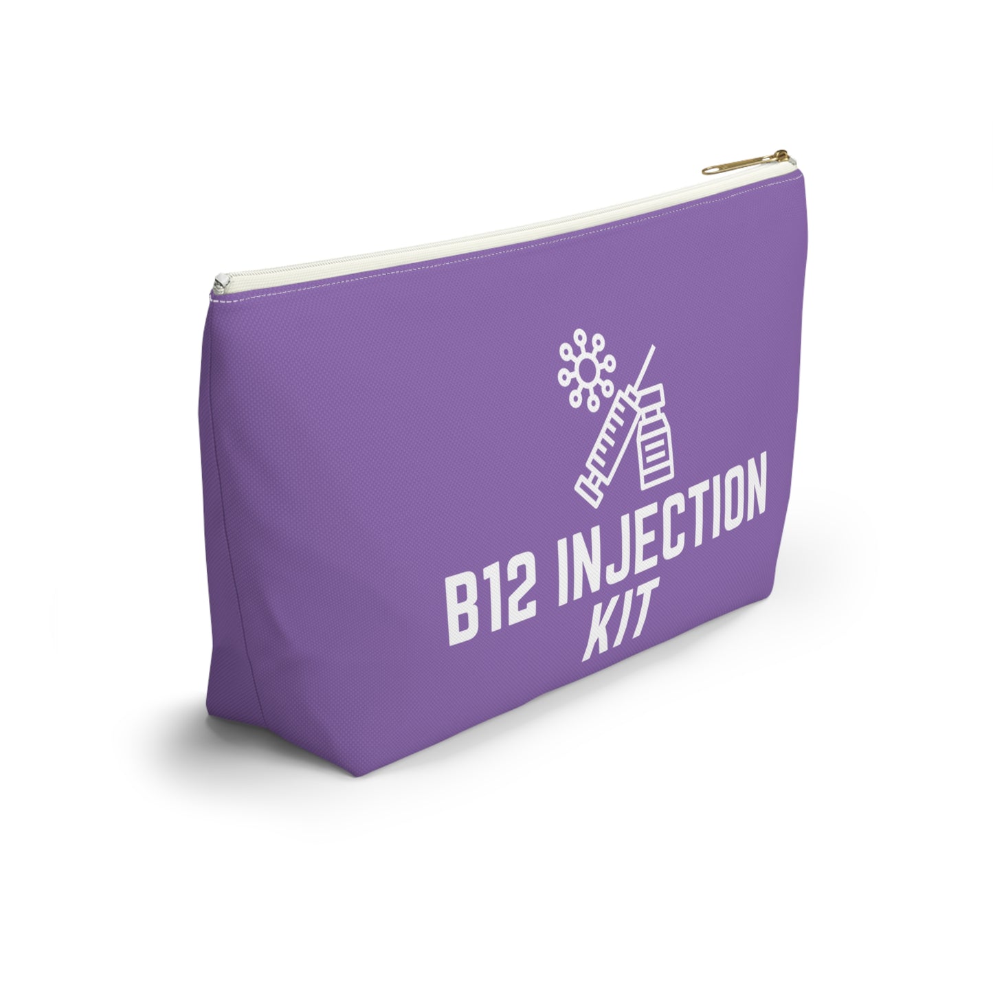 Personalized B12 Injection Kit Pouch for Vitamin B12 Storage Travel Organizer for Injection Supplies and Health Essentials