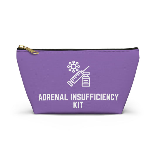 Personalized Adrenal Insufficiency Kit Pouch for Emergency Medication Storage Travel Organizer for Addisons Disease and Health Essentials