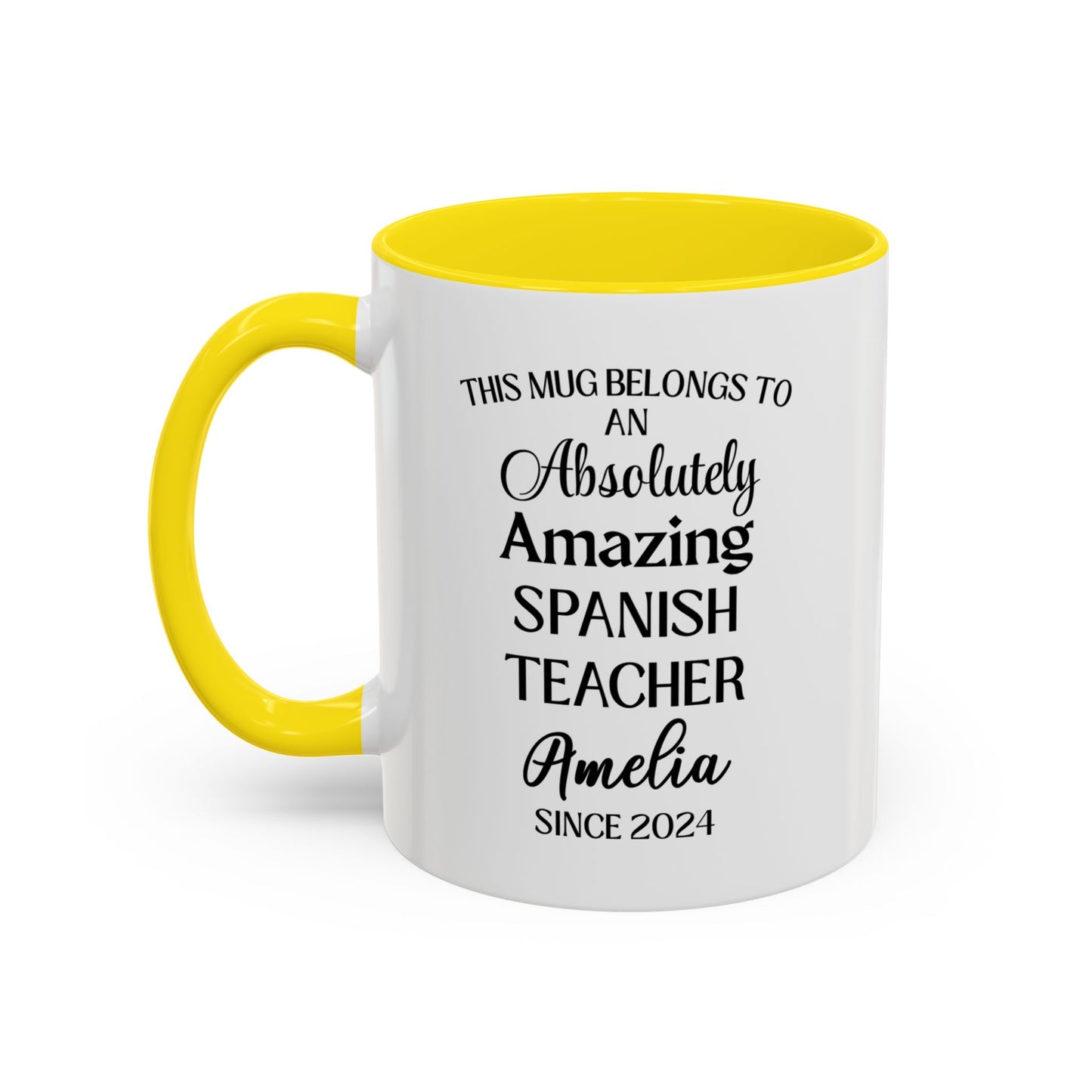 Mug, Custom Spanish Teacher Gift, Gracias Teacher Cup, Funny Language Instructor, Personalized Coffee Mug