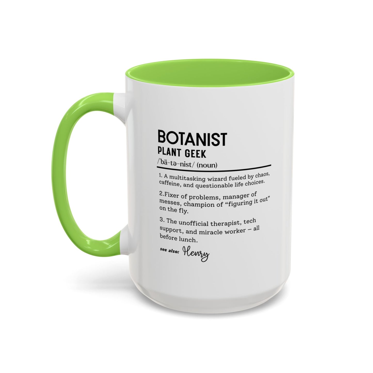 Funny Botanist Mug, Plant Geek Dictionary Mug, Custom Botanical Gift, Nature Lover Coffee Cup, Colorful Mugs (11oz, 15oz), Plant Nerd Mug