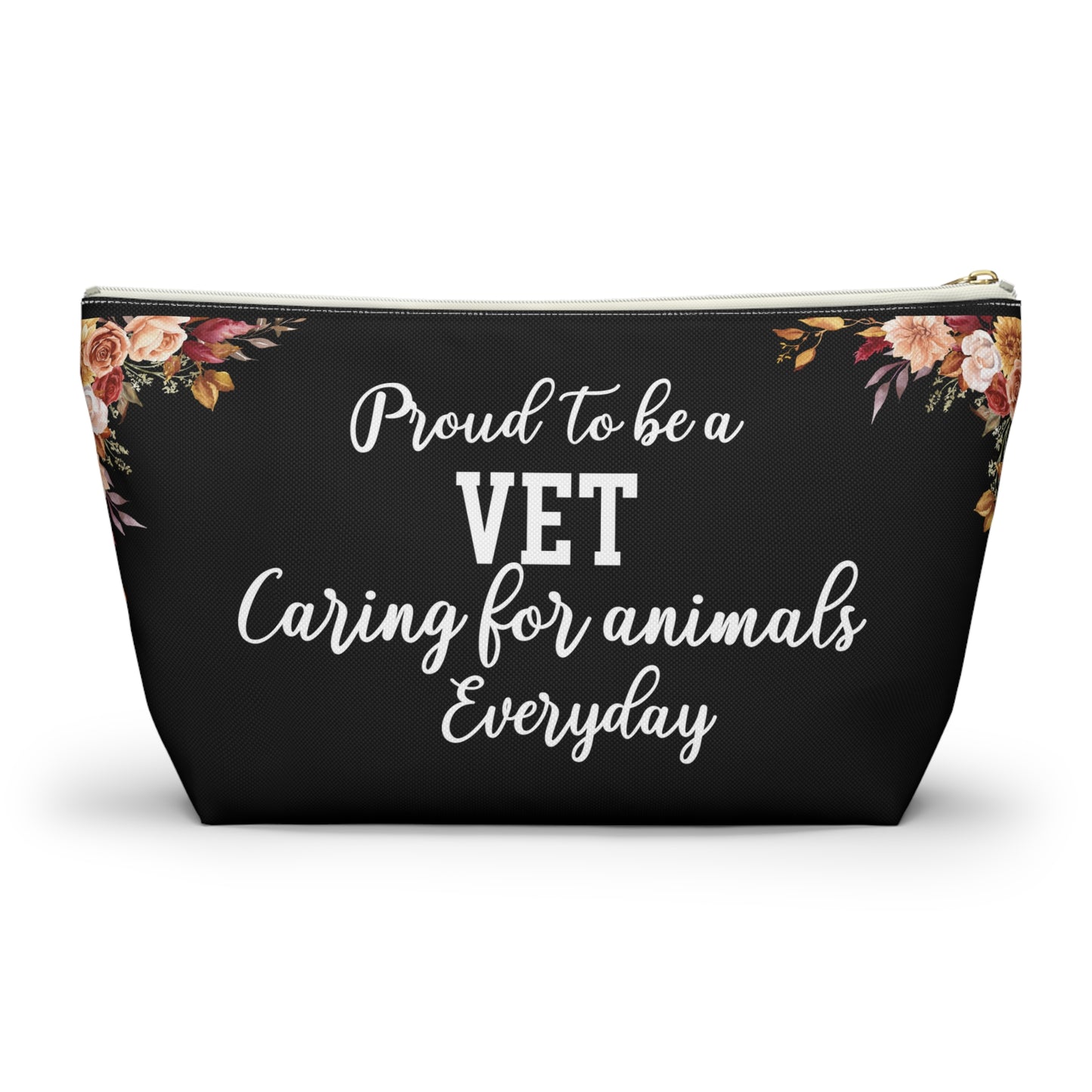 Vet Essentials Pouch Animal Care Organizer Zipper Bag for Veterinarians Medical Supplies Storage Portable and Durable Gift for Vets