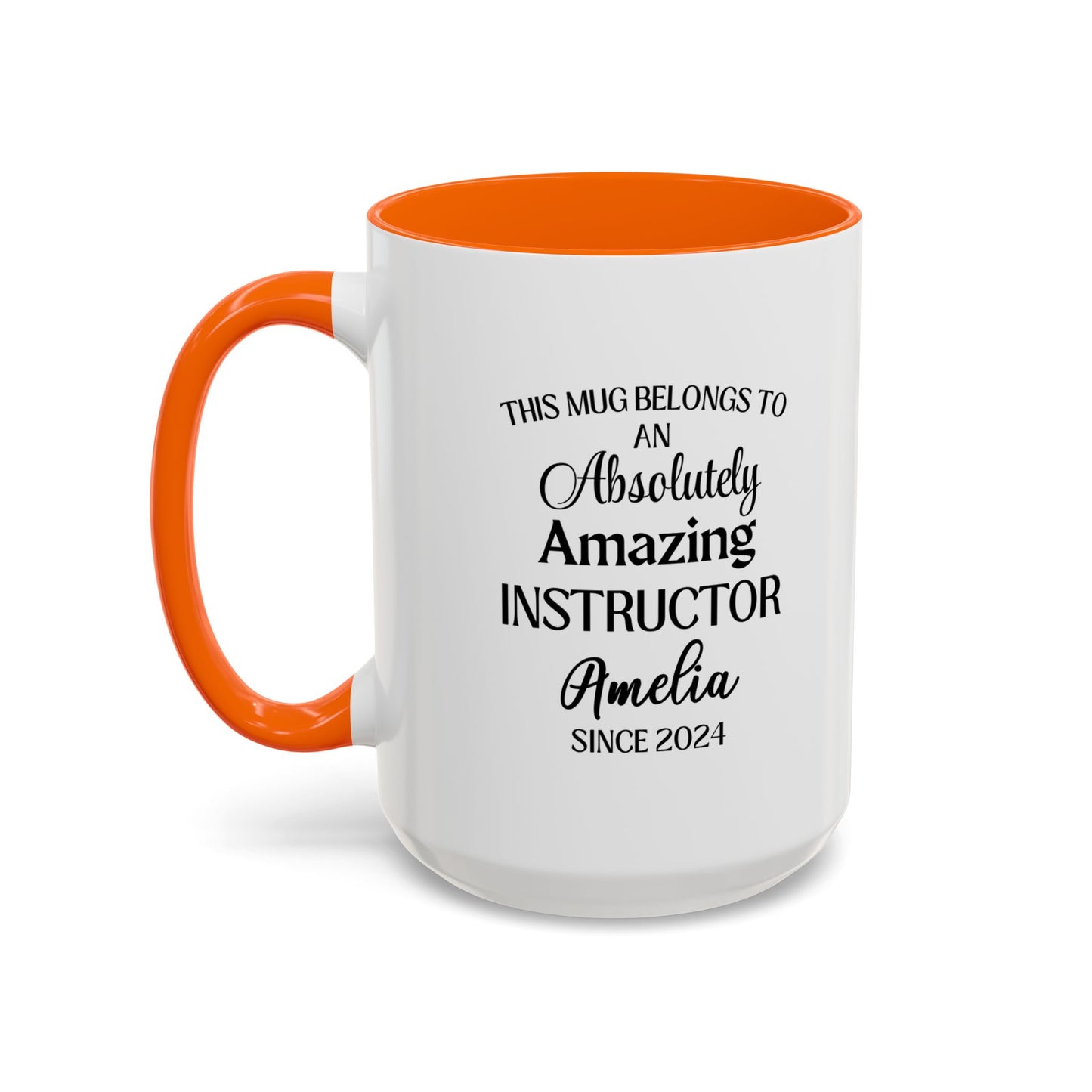 Custom Instructor Mug, Funny Teaching Gift, Personalized Educator Coffee Cup, Mentor Appreciation Mug
