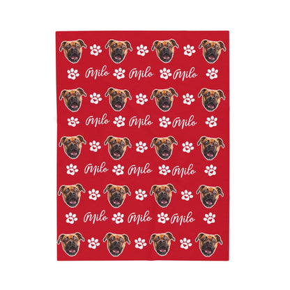 Custom Pet Blanket, Pet Photo Blanket, Custom Dog Blanket, Personalized Dog Blanket, Cat Picture Blanket, Dog Dad Gift, Pet Lover Gift