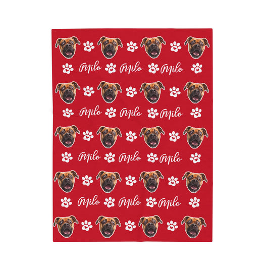 Custom Pet Blanket, Pet Photo Blanket, Custom Dog Blanket, Personalized Dog Blanket, Cat Picture Blanket, Dog Dad Gift, Pet Lover Gift