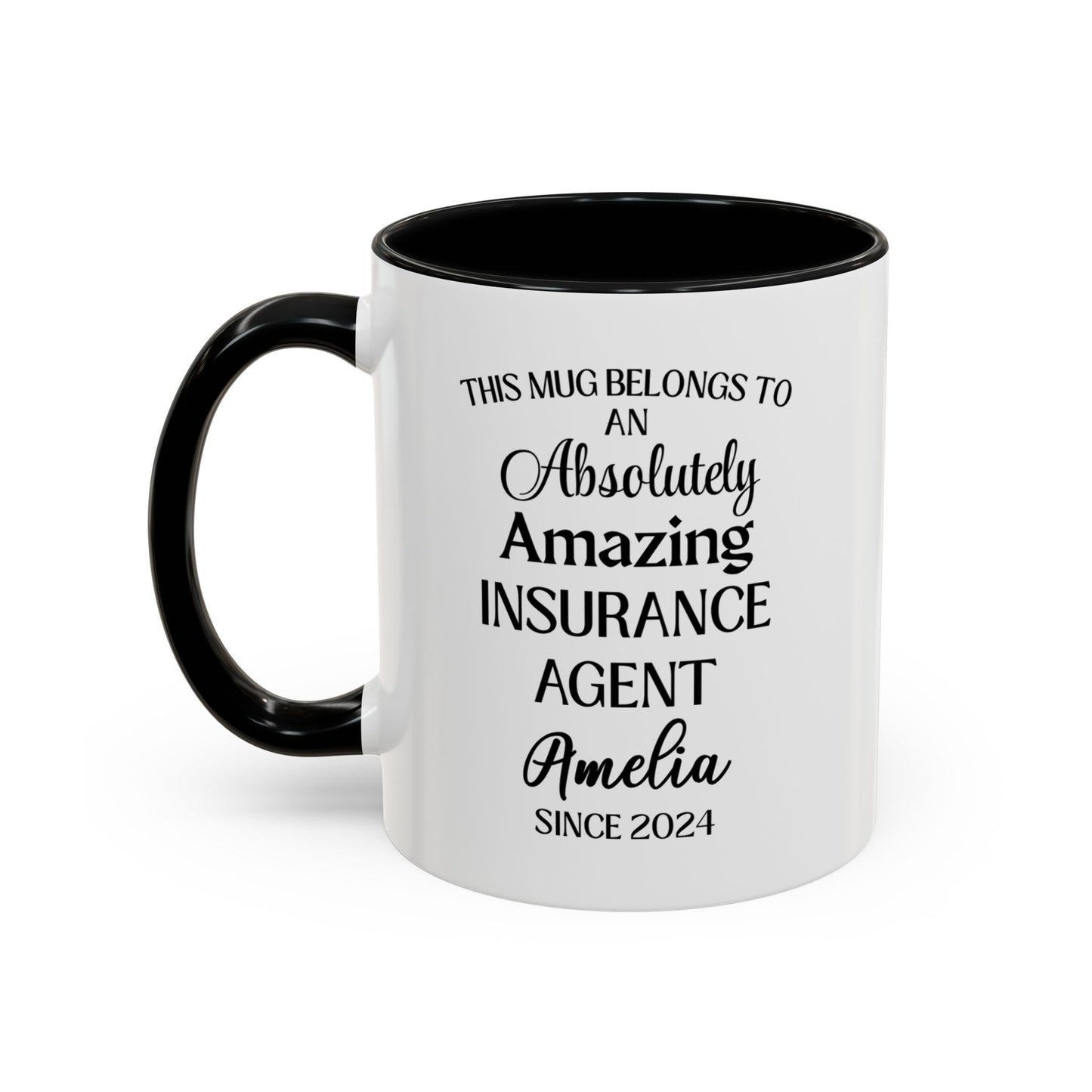 Custom Insurance Agent Mug, Funny Risk Manager Gift, Personalized Office Mug, Financial Advisor Coffee Cup
