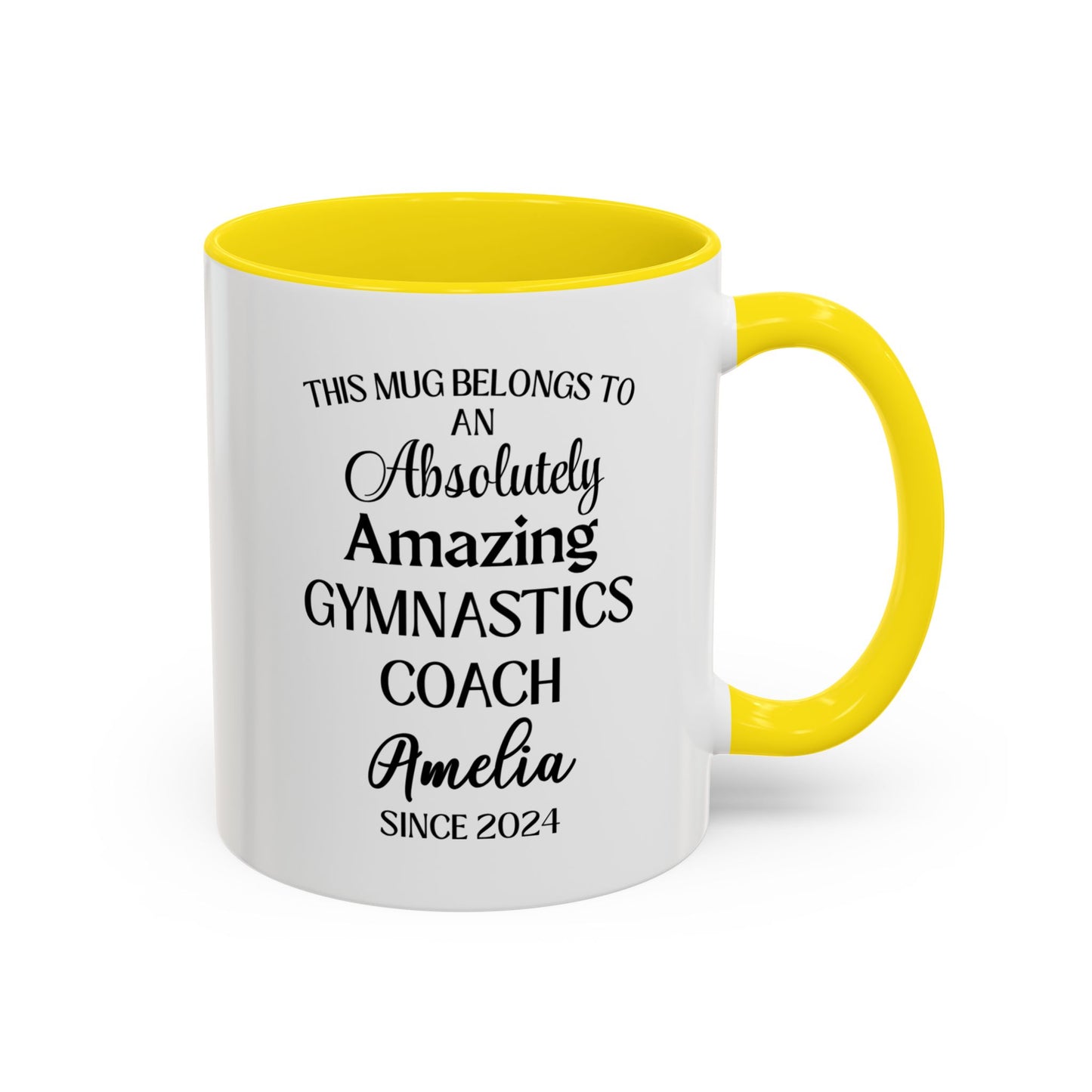 Custom Gymnastics Coach Mug, Funny Gym Coach Gift, Personalized Athlete Trainer Mug, Best Mentor Cup