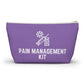Personalized Pain Management Kit Pouch for Chronic Pain Relief Essentials Travel Organizer for Medications and Daily Supplies