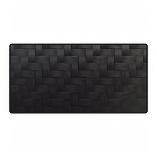 Sleek Black Desk Mat | Stylish Office Decor, Gaming Mouse Pad, Workspace Accessory, Minimalist Desk Organization, Gift Idea