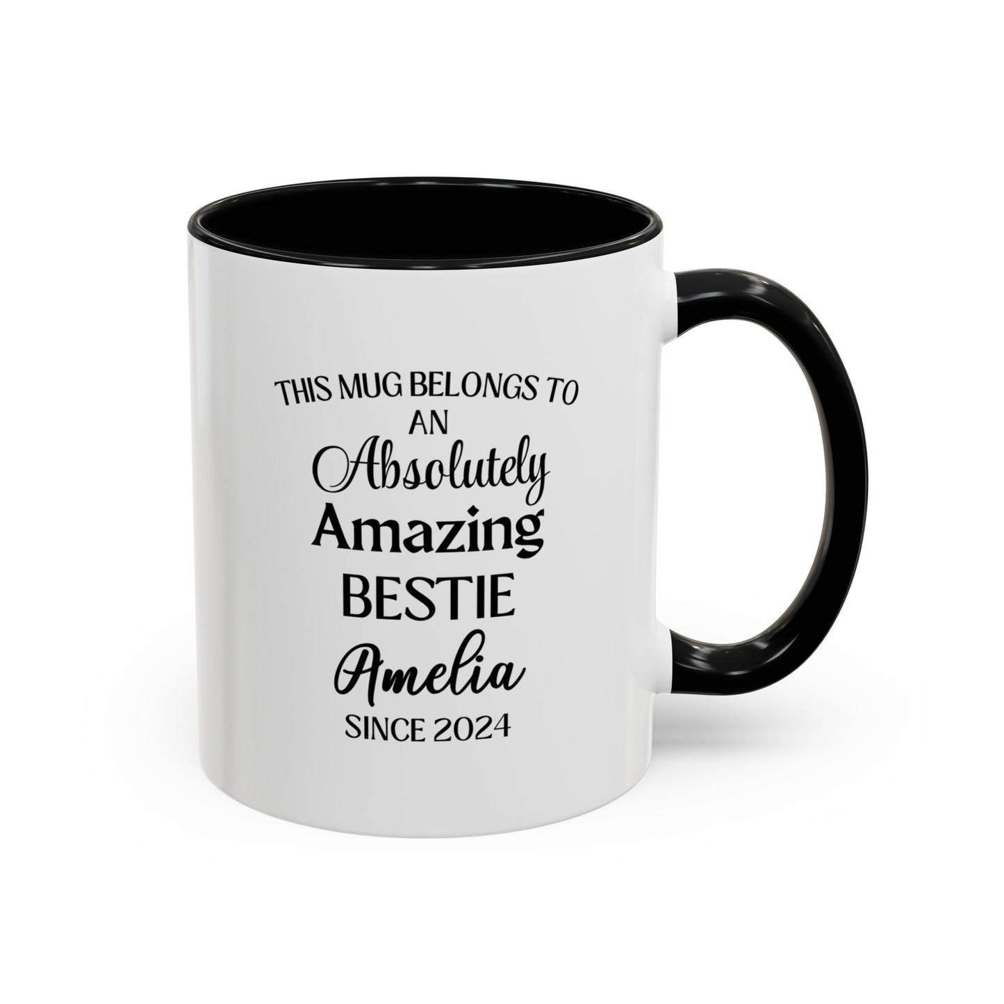 Bestie Mug, Funny Best Friend Gift, Custom BFF Coffee Cup, Personalized Mug for Best Friend, Cute Friendship Gift