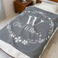 Custom Family Name Blanket, Last Name Blanket, Initials Blanket, Wedding Gift, Anniversary Gift, Housewarming Gift, Gift for Family