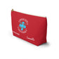 Personalized Medical Alert Inhaler Pouch for Asthma Samantha Emergency Respiratory Kit Inhaler Storage Travel School Ready