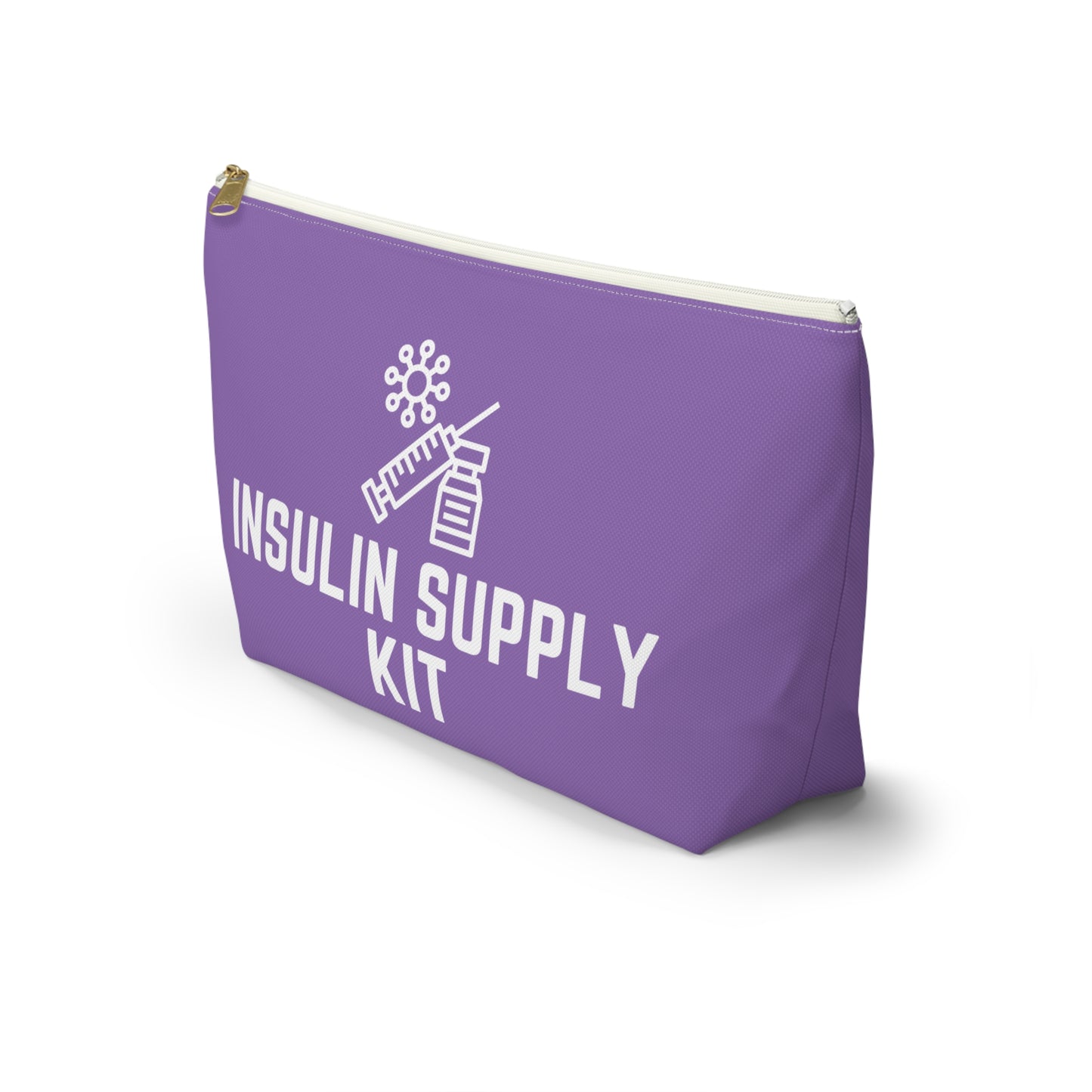 Personalized Insulin Supply Kit Pouch for Diabetes Medication Storage Travel Organizer for Insulin Pens Syringes and Supplies