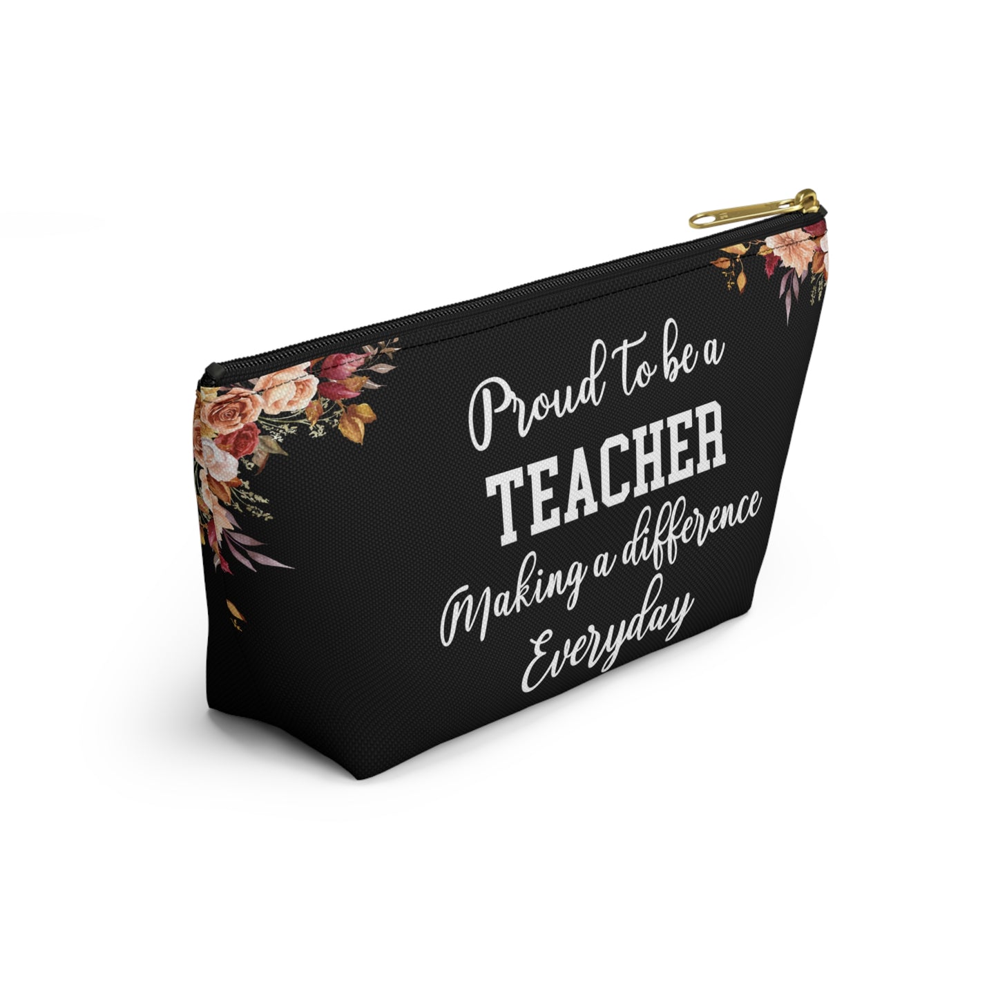 Teacher Essentials Pouch Classroom Organizer Pencil Case Stationery Bag for Educators School Supplies Zipper Pouch Gift for Teachers