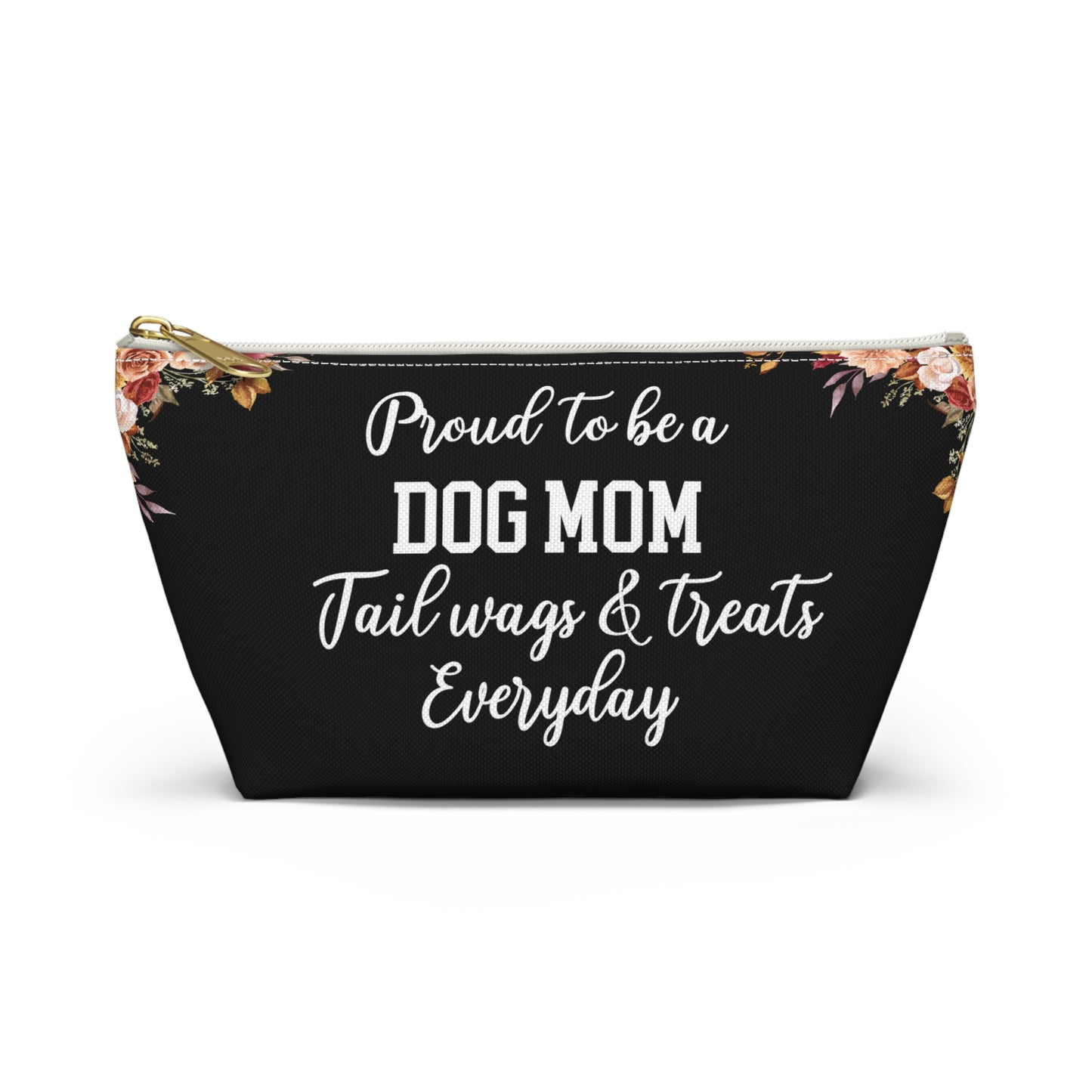 Dog Mom Essentials Pouch Gift For Dog Lovers Pet Treat Bag Organizer Cute Makeup Travel Case For Dog Mama Everyday Carry Dog Walker Gift