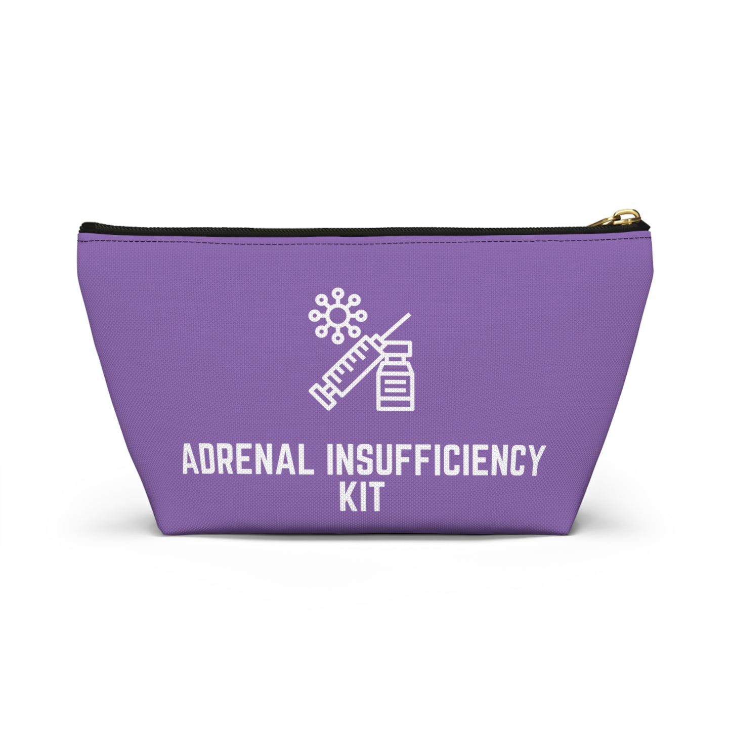 Personalized Adrenal Insufficiency Kit Pouch for Emergency Medication Storage Travel Organizer for Addisons Disease and Health Essentials