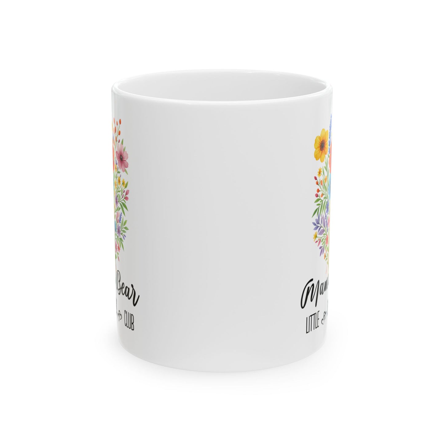 Mama Bear Mug 11oz 15oz Custom Coffee Cup Gift for Moms Personalized Ceramic Mug for Mothers Day Birthday or Everyday Love