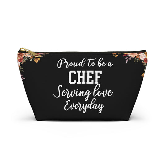 Proud To Be A Chef Pouch Serving Love Everyday Cooking Lover Gift For Him Or Her Kitchen Essentials Bag Culinary Student Accessory Pouch