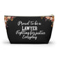 Lawyer Essentials Pouch Gift For Lawyers Legal Organizer Bag Attorney Office Zipper Case Law Student Bar Exam Prep Bag Lawyer  Gift