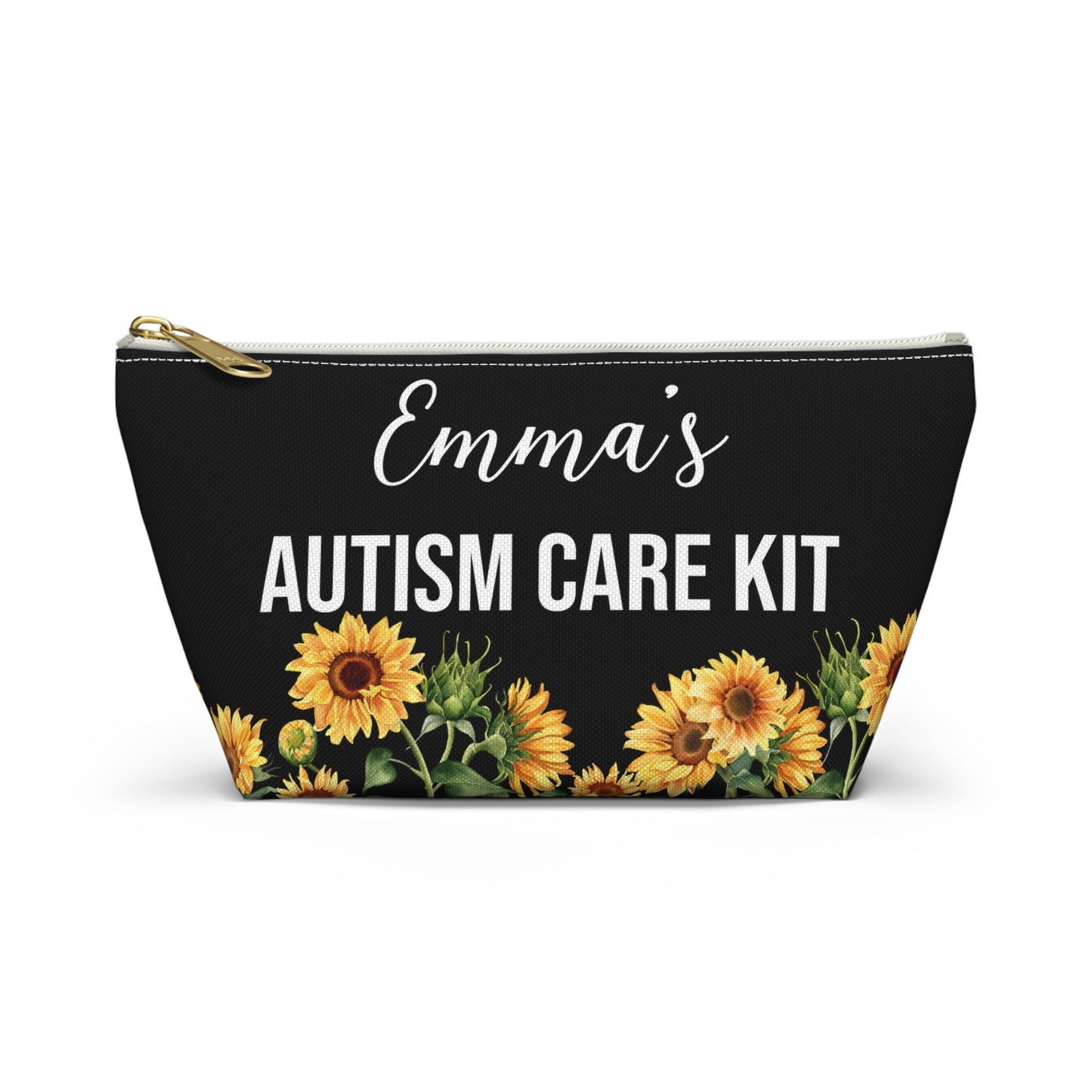 Personalized Autism Care Kit for Sensory Tools and Daily Support Essentials Portable Travel Pouch for Kids or Adults with Autism Needs