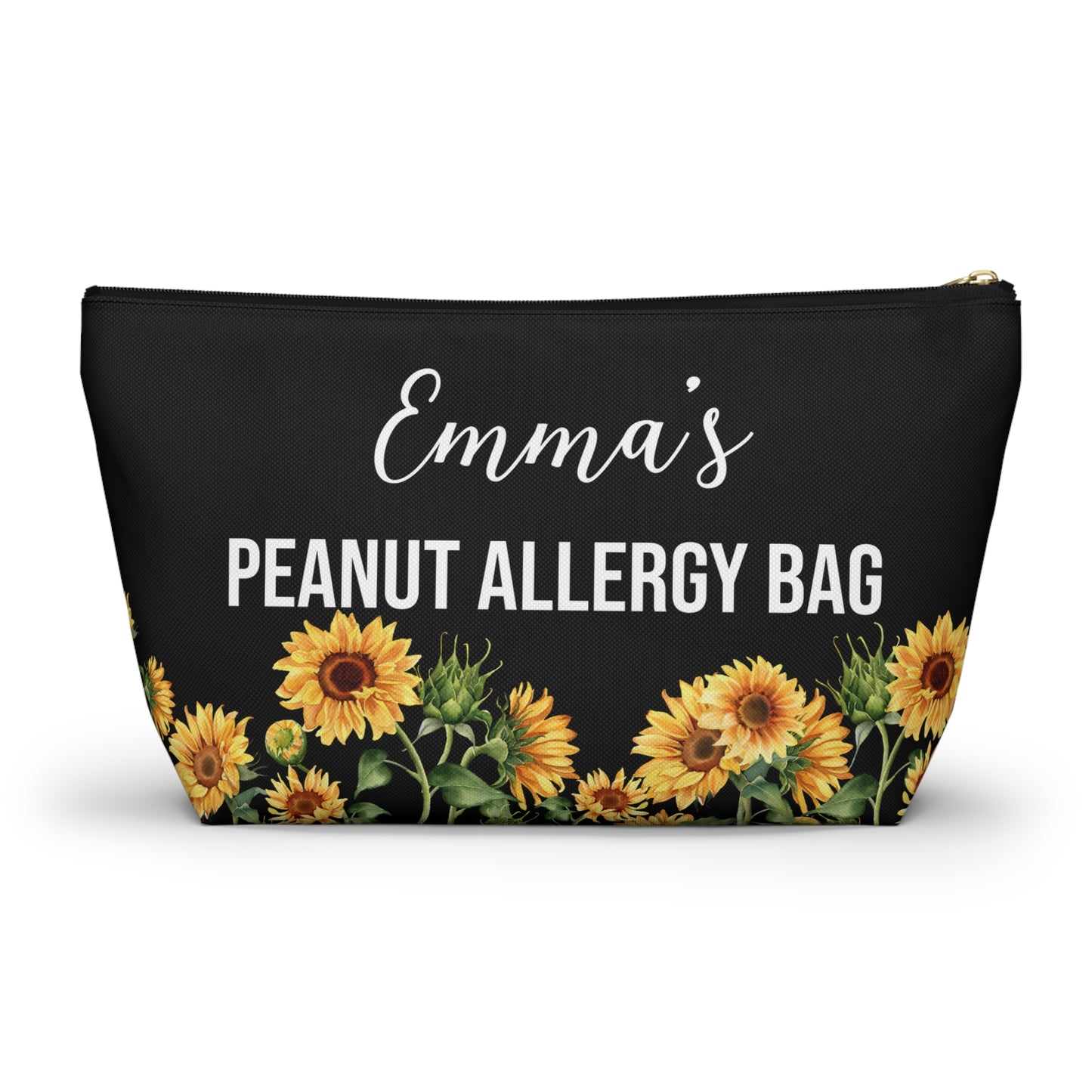 Peanut Allergy Bag Personalized Medical Alert Pouch for EpiPen and Meds Travel Emergency Kit for Severe Food Allergy Essentials