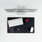 Mystical Panther Desk Mat - Stylish Workspace Decor, Office Accessory, Gaming Matt, Home Office Gift, Red Eyes Design