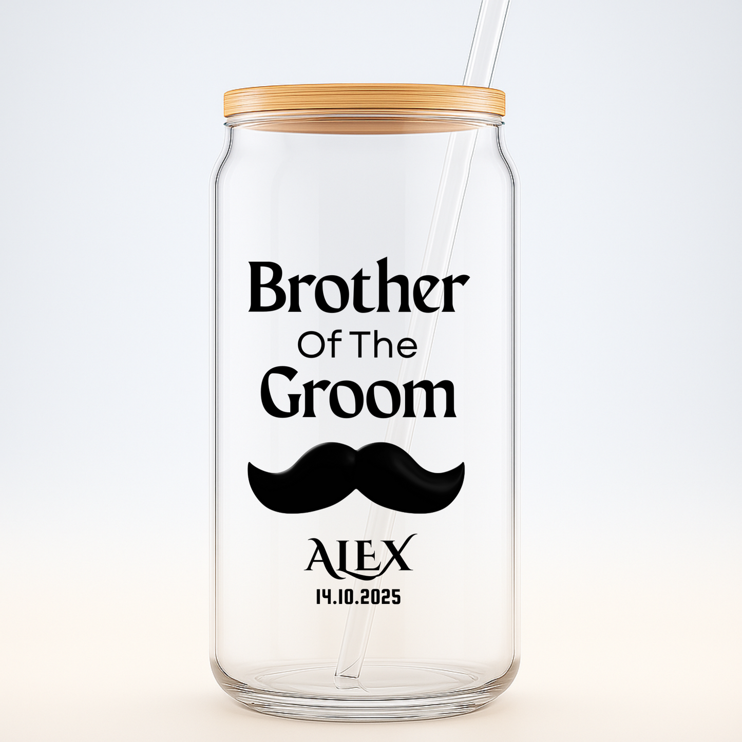 Brother of the Groom Sipper, Custom Wedding Sipper, Groom Brother Gift, Personalized Wedding Keepsake, Groom Squad Gift Cup, 16oz