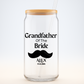 Grandfather of the Bride Sipper, Personalized Wedding Gift, Custom Grandpa Sipper, Bride Grandfather Gift, Wedding Keepsake, 16oz Cup