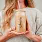 Personalized Glass Sipper, Custom Name Tumbler, Bridesmaids Gifts, Wedding Proposal Cup, 16oz Coffee Glass