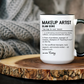 Glam Genie Mug, Funny Makeup Artist Gift, Beauty Lover Mug, MUA Coffee Cup, Personalized Makeup Mug, Colorful Mug (11oz, 15oz)
