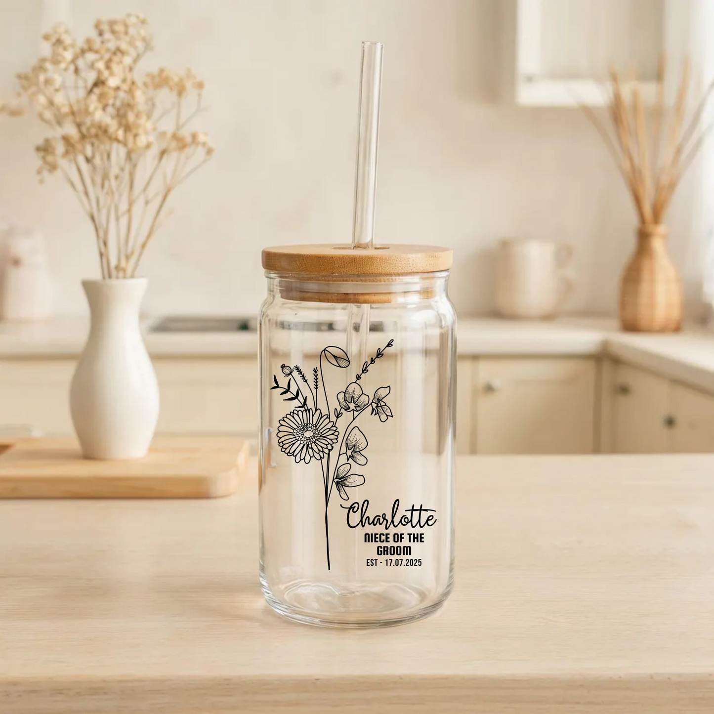 Niece of the Groom Sipper, Personalized Wedding Sipper, Custom Niece Gift, Groom Family Cup, Wedding Party Keepsake, 16oz Niece Sipper