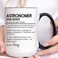 Custom Astronomer Mug, Star Seeker Dictionary Mug, Funny Gift for Stargazers, Space Lover Coffee Cup, Colorful Mugs (11oz, 15oz)
