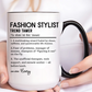 Custom Fashion Stylist Mug, Funny Glam Gift, Stylist Dictionary Mug, Personalized Fashion Mug, Colorful Mugs (11oz, 15oz)