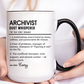 Custom Archivist Mug, Funny History Lover Gift, Archivist Dictionary Mug, Personalized Museum Gift, Colorful Mugs (11oz, 15oz)